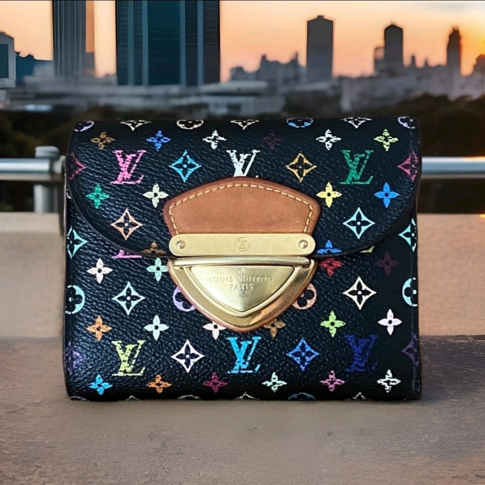 Louis Vuitton Eugene Black Multicolore wallet